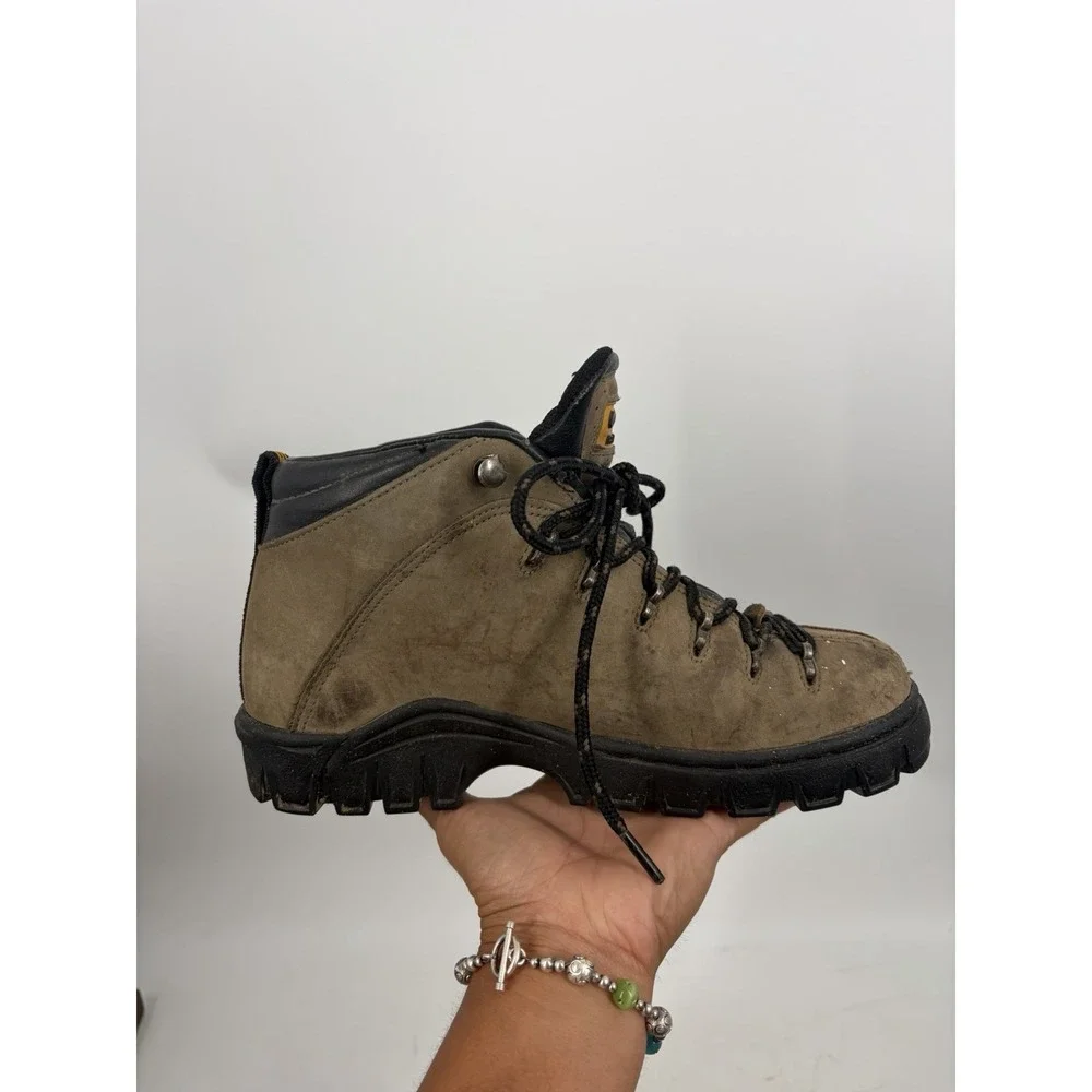 Vintage 90s Nike ACG Gimli Hiking Boot Mens US 7.5 Brown Suede Trail Shoes Rare